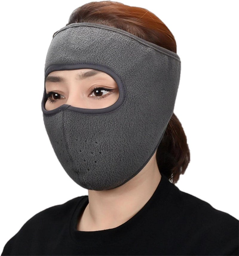 xbuk Winter Fleece Ski Mask for Women，Balaclava Face Mask Men Full Face Coverings Warm Mask，Winter Riding Windproof Mask - Image 1